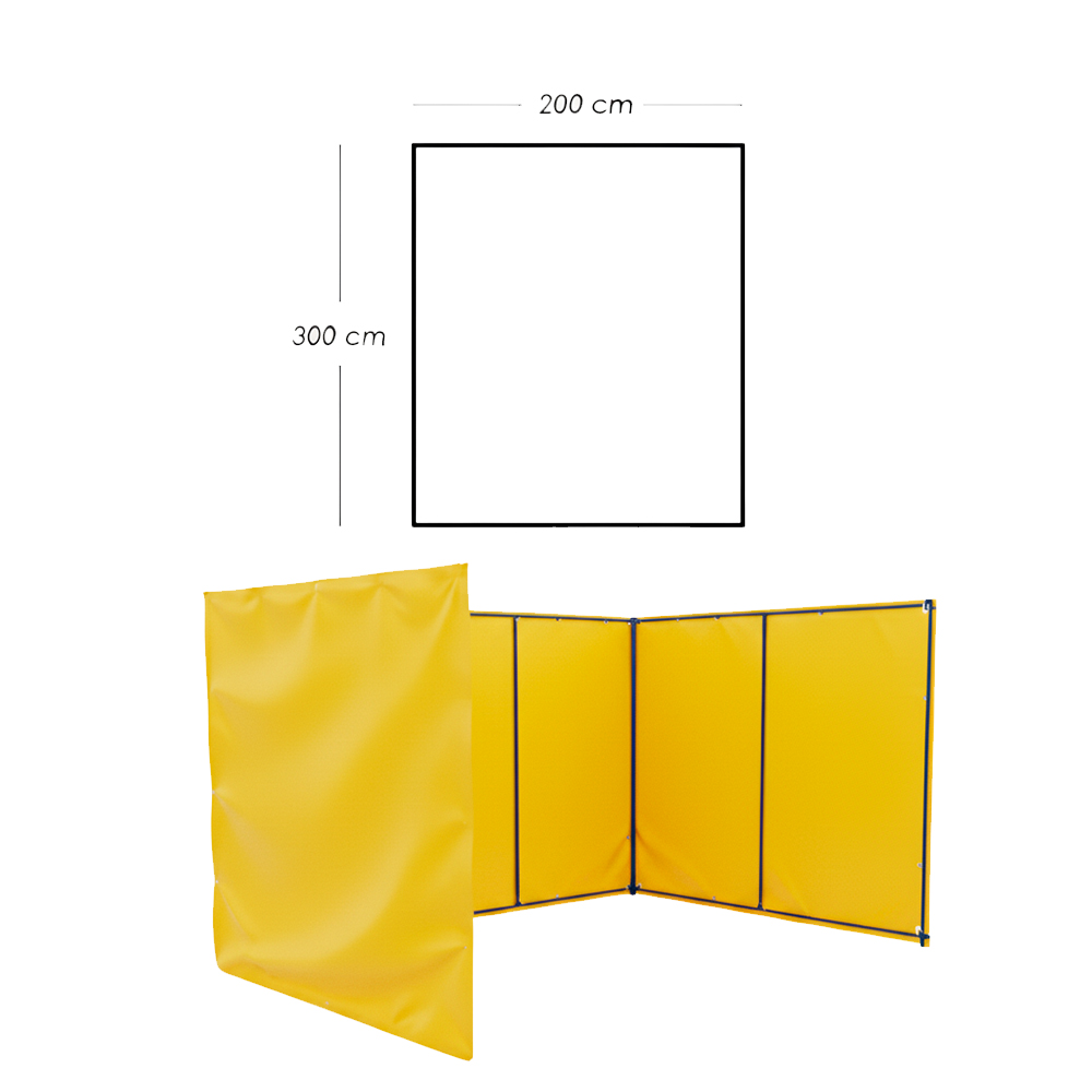 Paredes 2x3 Amarillo