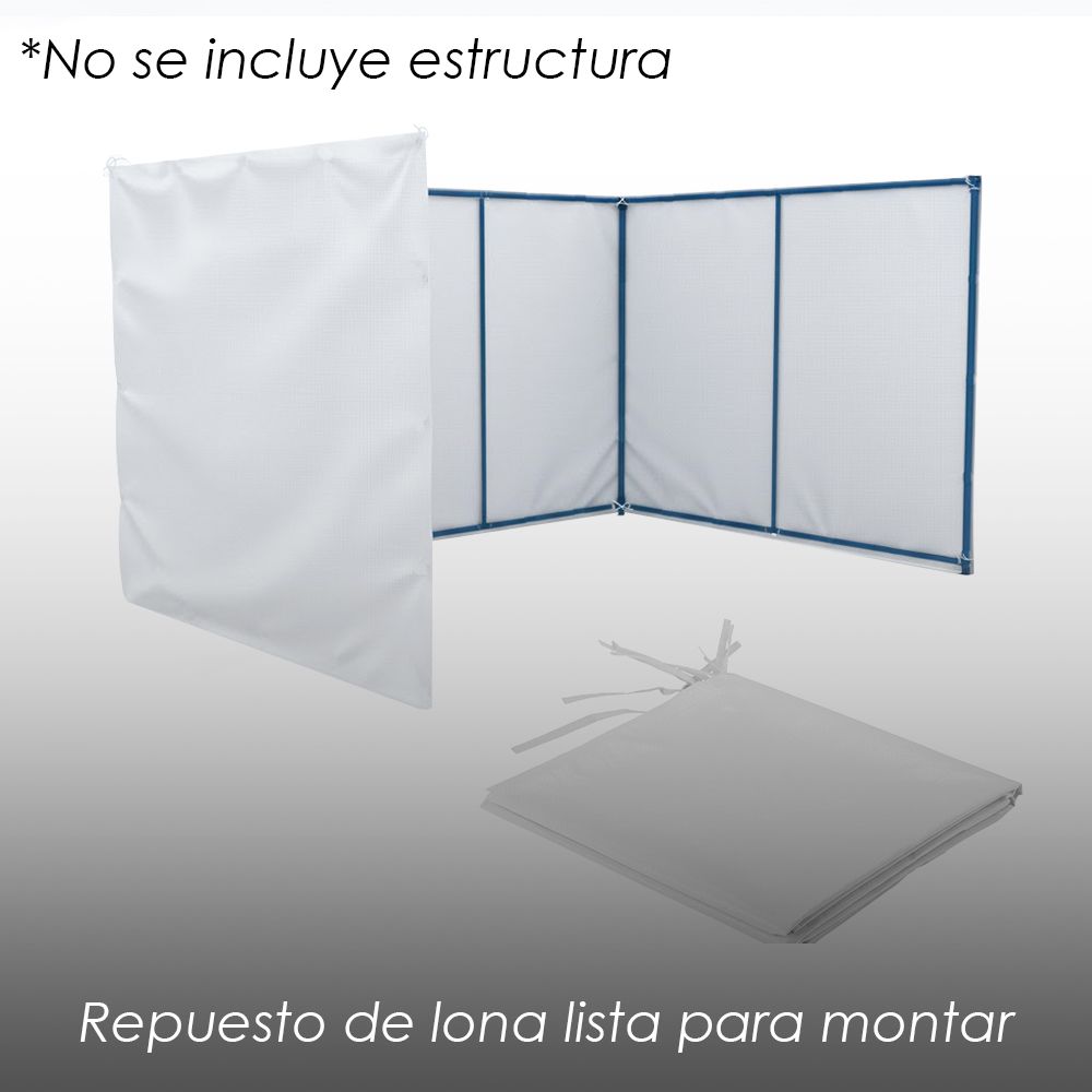 Paredes 3x4.5 Blanco