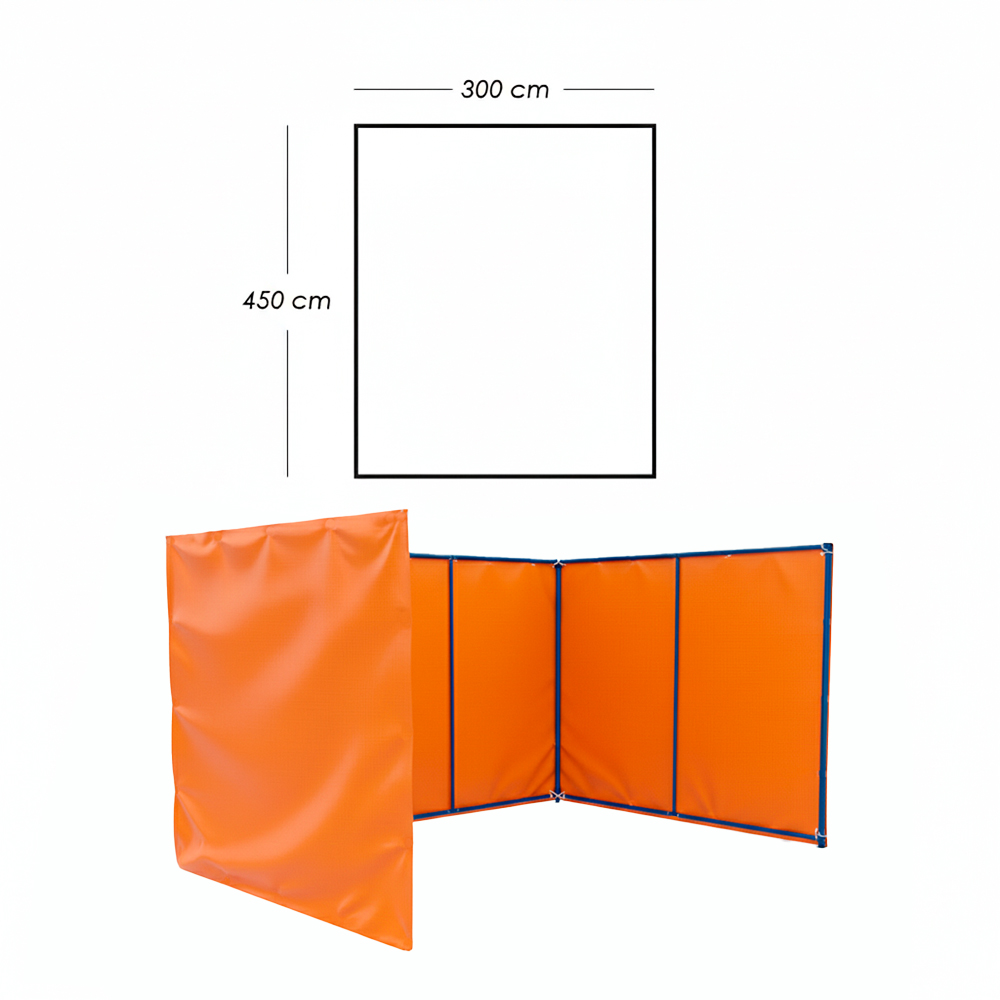 Paredes 3x4.5 Naranja