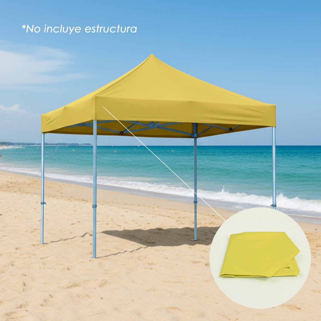 Lona 2x2 600D Amarilla