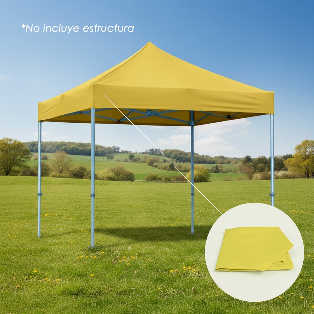 Lona 2x2 600D Amarilla