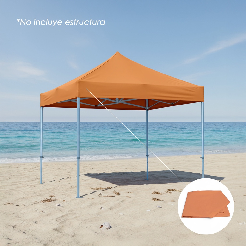 Lona 2x2 600D Naranja
