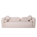 Sofá Gaia Beige 3 Plazas