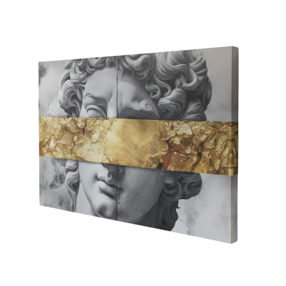 [CDT-David/Dor] Cuadro decorativo 80x120 CDT-David Dorado