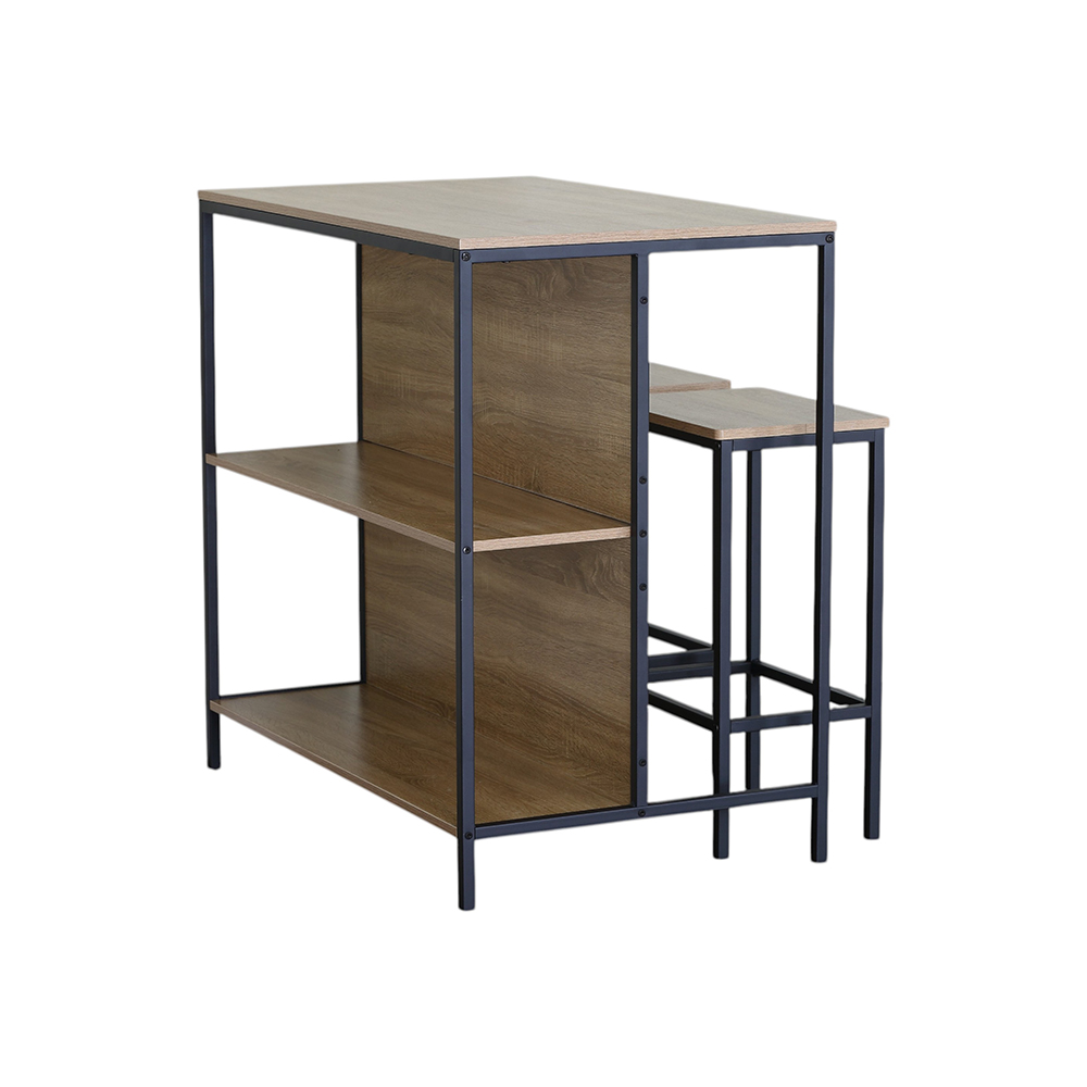 [Bar-2p/GDX] Mesa de Bar con Bancos de 3 Piezas