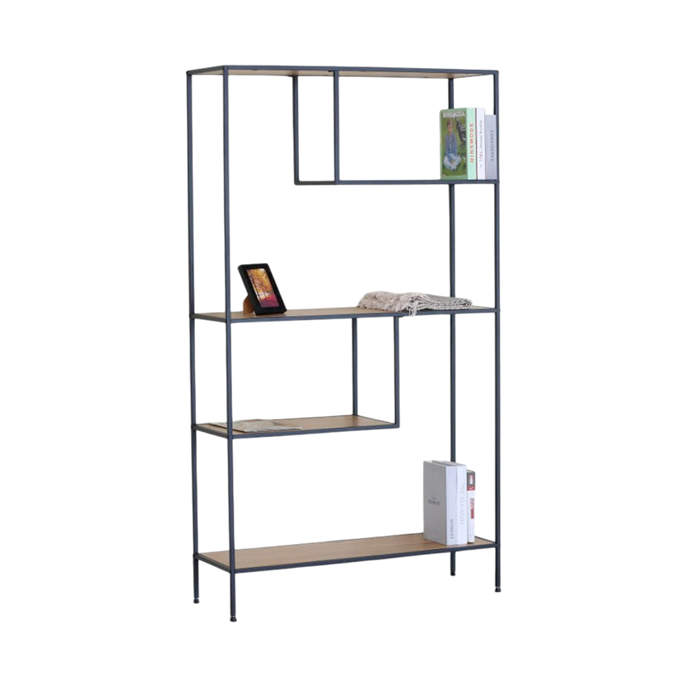 Librero Metálico Industrial de 4 Niveles