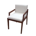 Silla de comedor Kuadro color beige