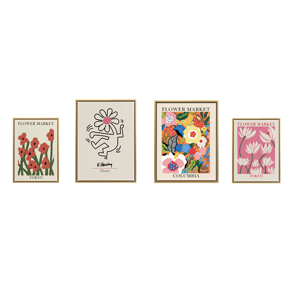 Juego de cuadros decorativos estilo Matisse