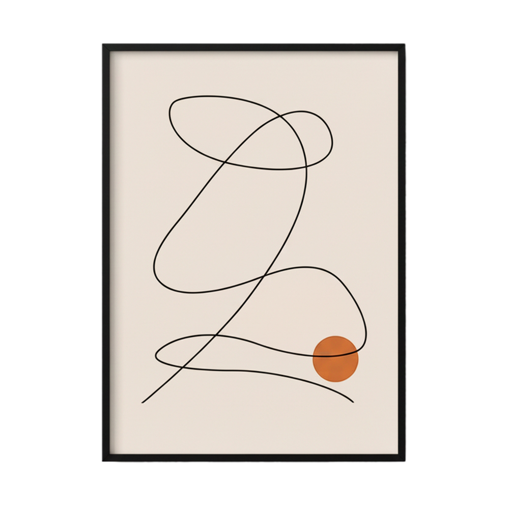 Cuadro decorativo estilo minimalista