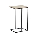 Mesa Auxiliar Alta de Estilo Minimalista Industrial