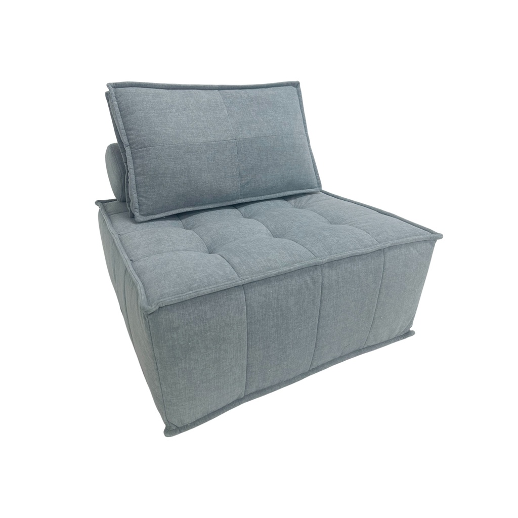 [Sofa1P-Turin/Gri] Sofá Turín Gris Individual