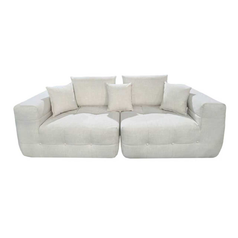 [Sofa2P-Livorno/Bei] Sofá Livorno Beige 2 plazas