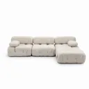 Sofá Florencia Beige 4 plazas