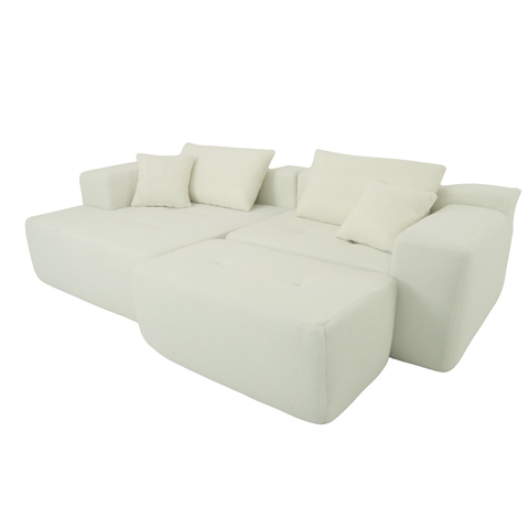 Sofá Palermo Beige 4 plazas