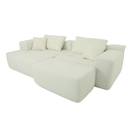 Sofá Palermo Beige 4 plazas