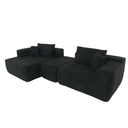 Sofá Palermo Negro 2 plazas 