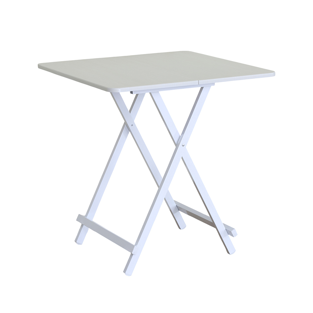 Mesa Plegable Versátil y Compacta de Color Beige