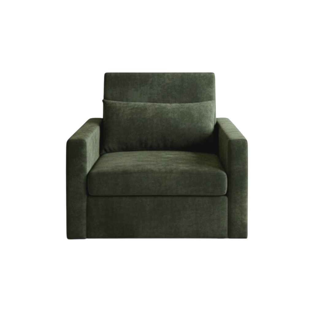 [SC1P-Malta/Ver] Sofá Cama Individual Malta Verde