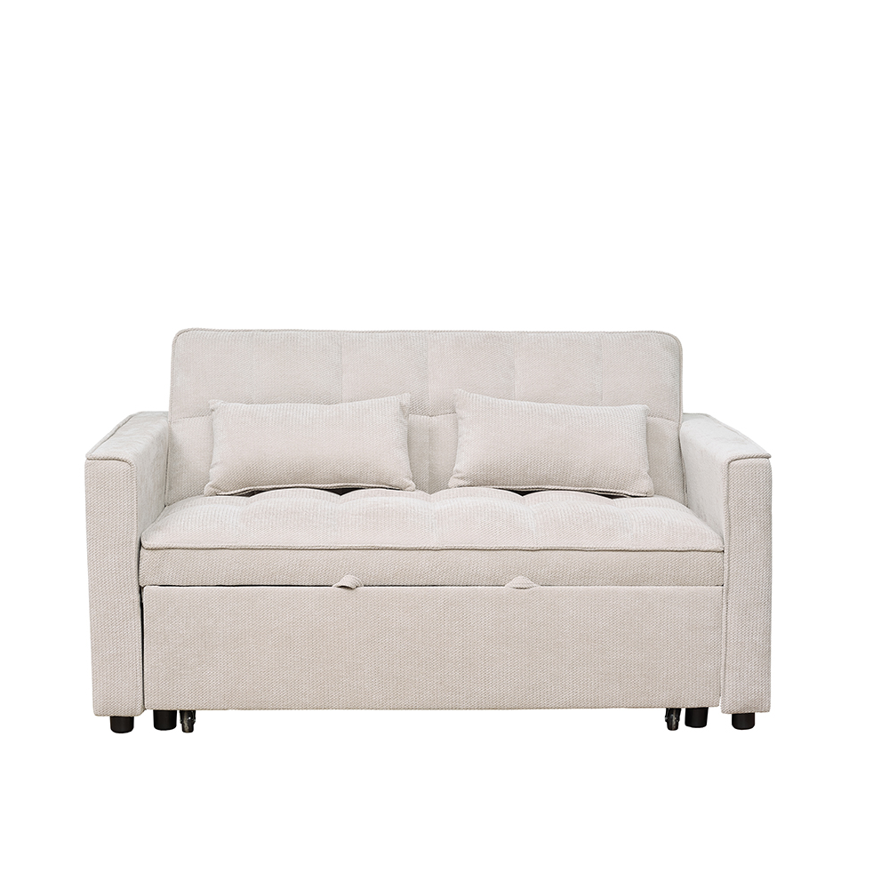 [SC-Nova/Bei]  Sofá Cama Nova Beige