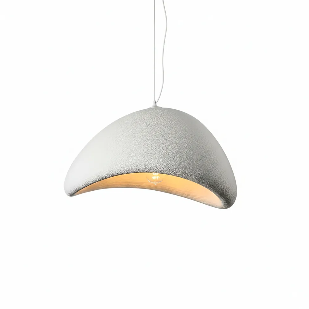 Lámpara colgante modelo B-30 color blanco