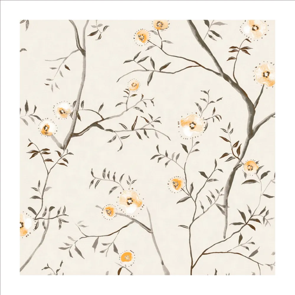 [PT-005/10m] Papel Tapiz Modelo Acuarela Floral