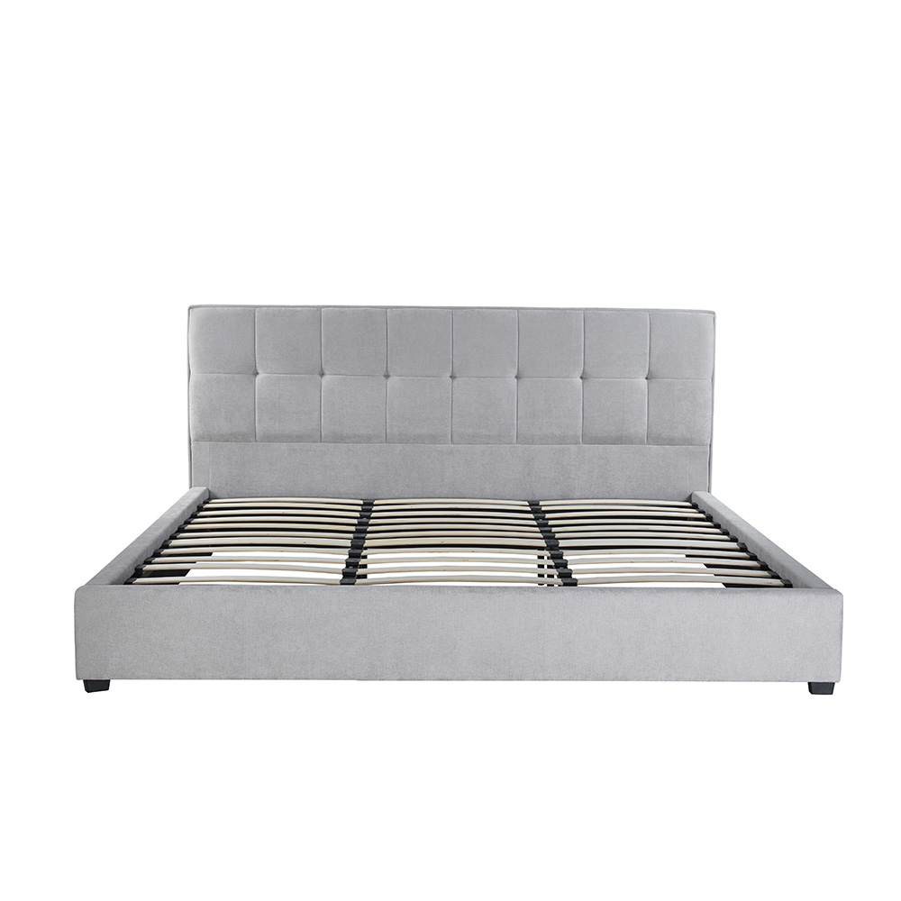 [Cama-5460/Gri/K] Base con Cabecera 5460 Gris King Size