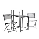 Set Terraza Plegable Mesa y 2 Sillas