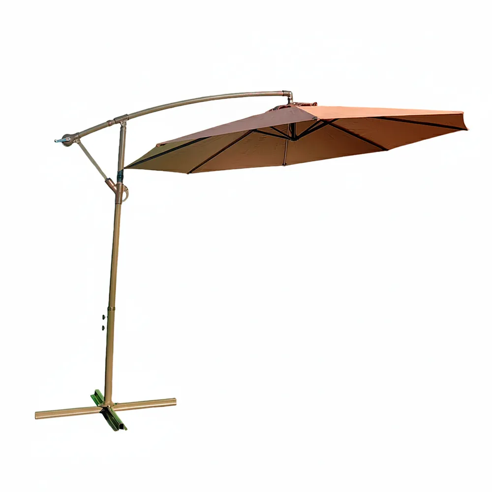 [SombrillaB-Caqui] Sombrilla Modelo Banana Color Caqui