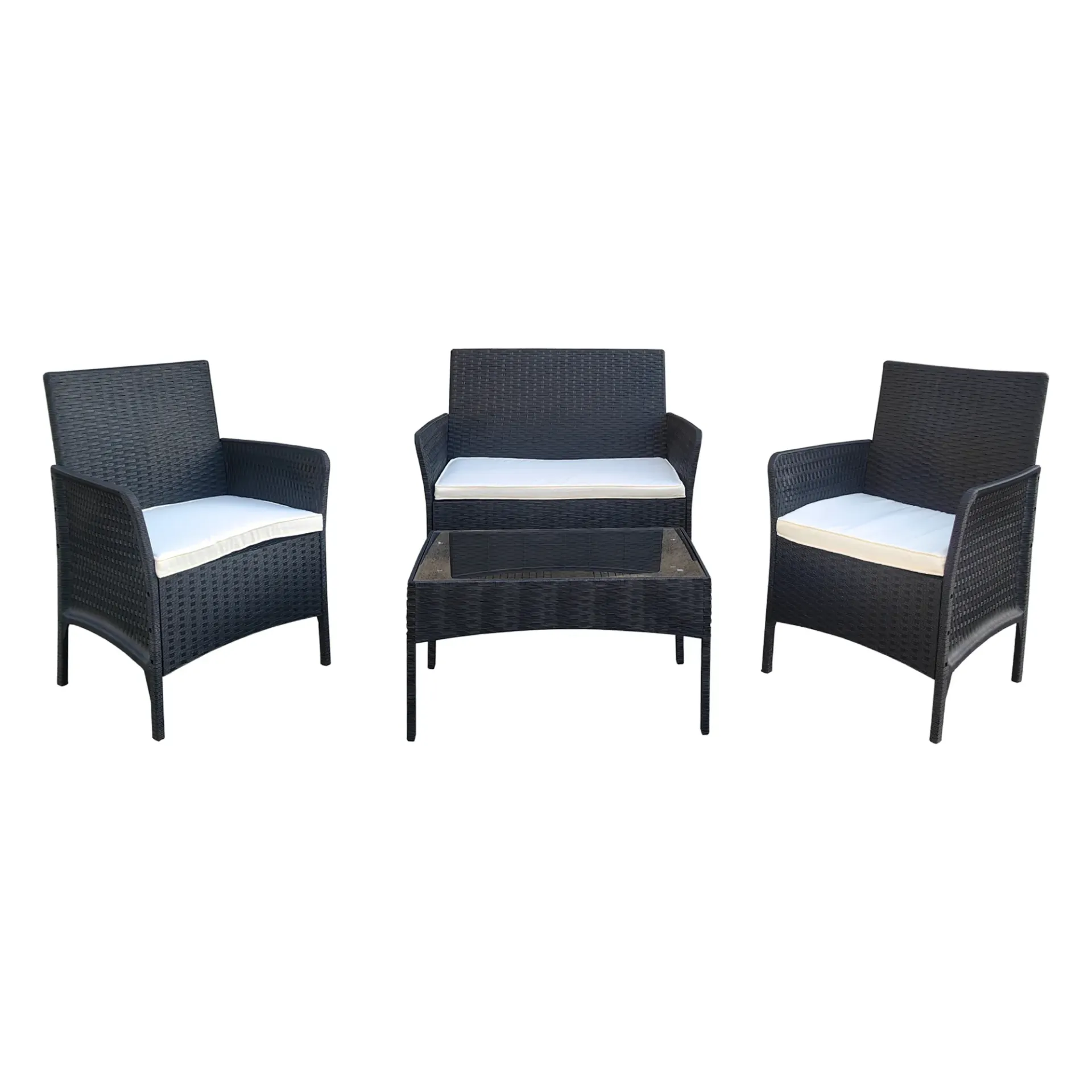 [Sala-4L/Negro] Sala de Jardín Plástica (Negro)