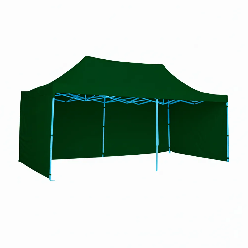 Toldo Plegable con Paredes 3x6 Verde 1