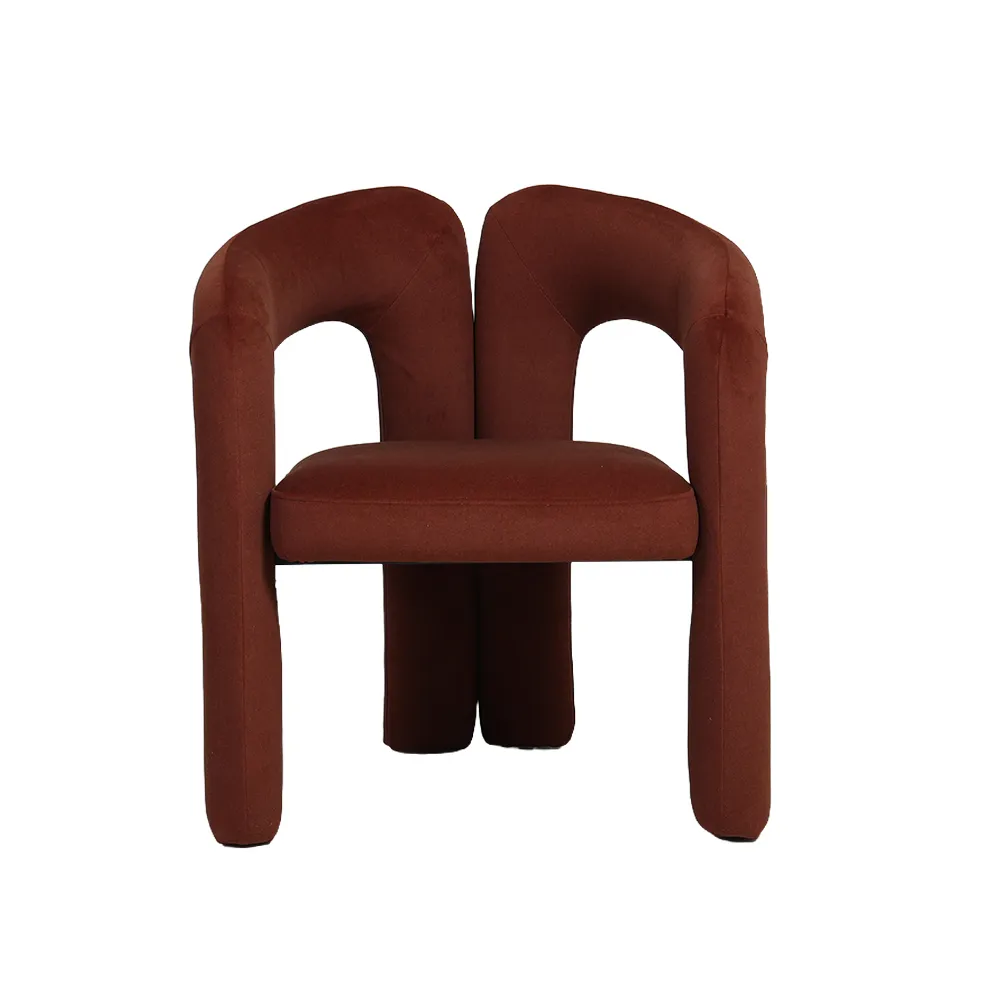 [Sofa1P-Arcus/Ter] Sillón Minimalista Terracota Ergonómico 1 Plaza