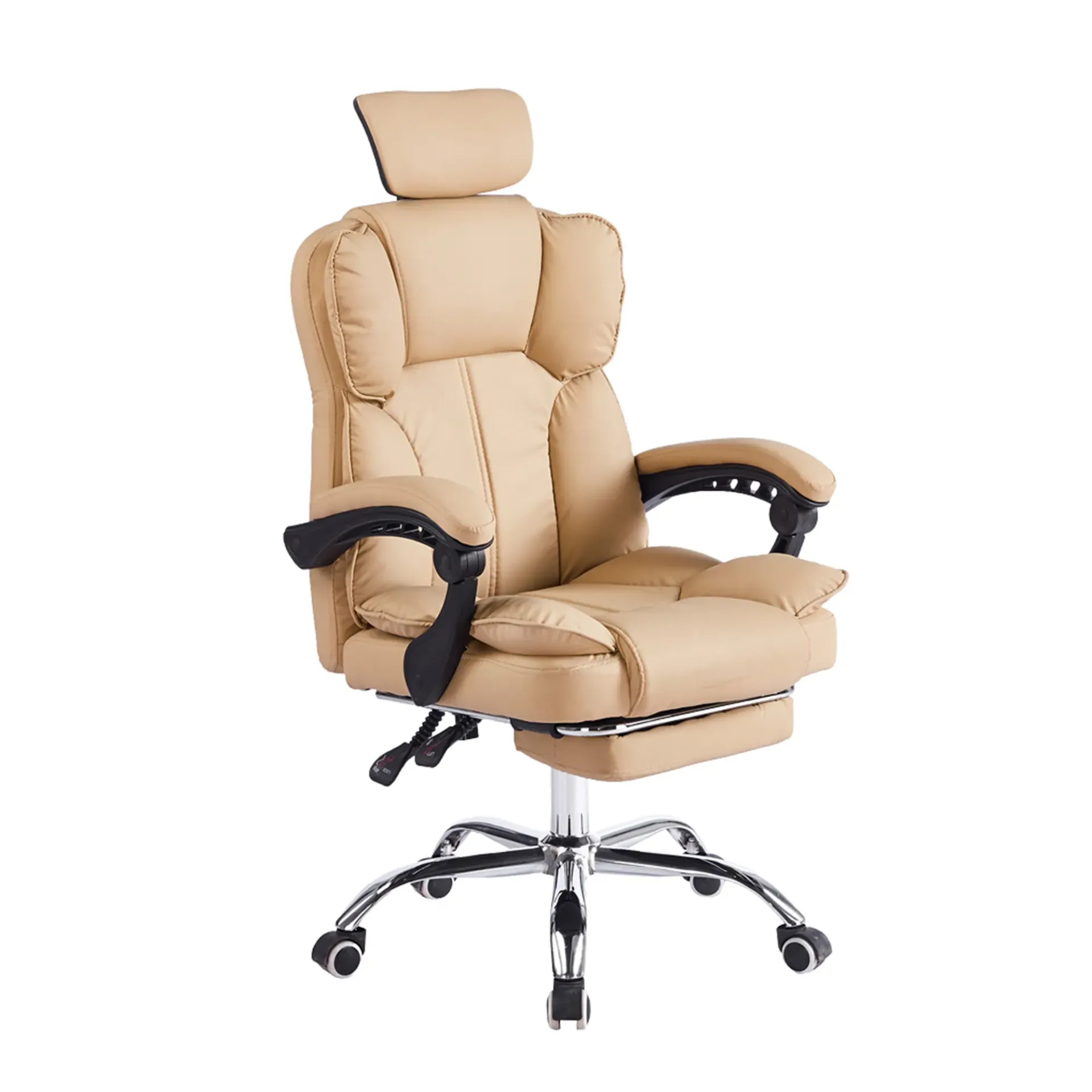 [SO-035/Caqui] Silla Ejecutiva Ergonómica Reclinable Caqui
