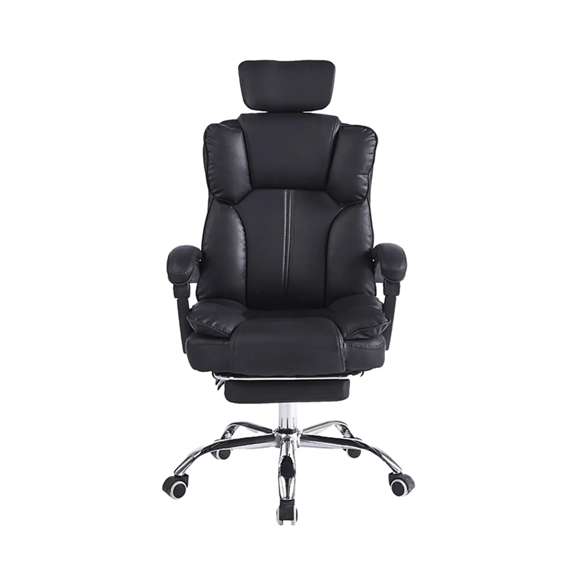 [SO-035/Neg] Silla Ejecutiva Ergonómica con Cabecera Negra