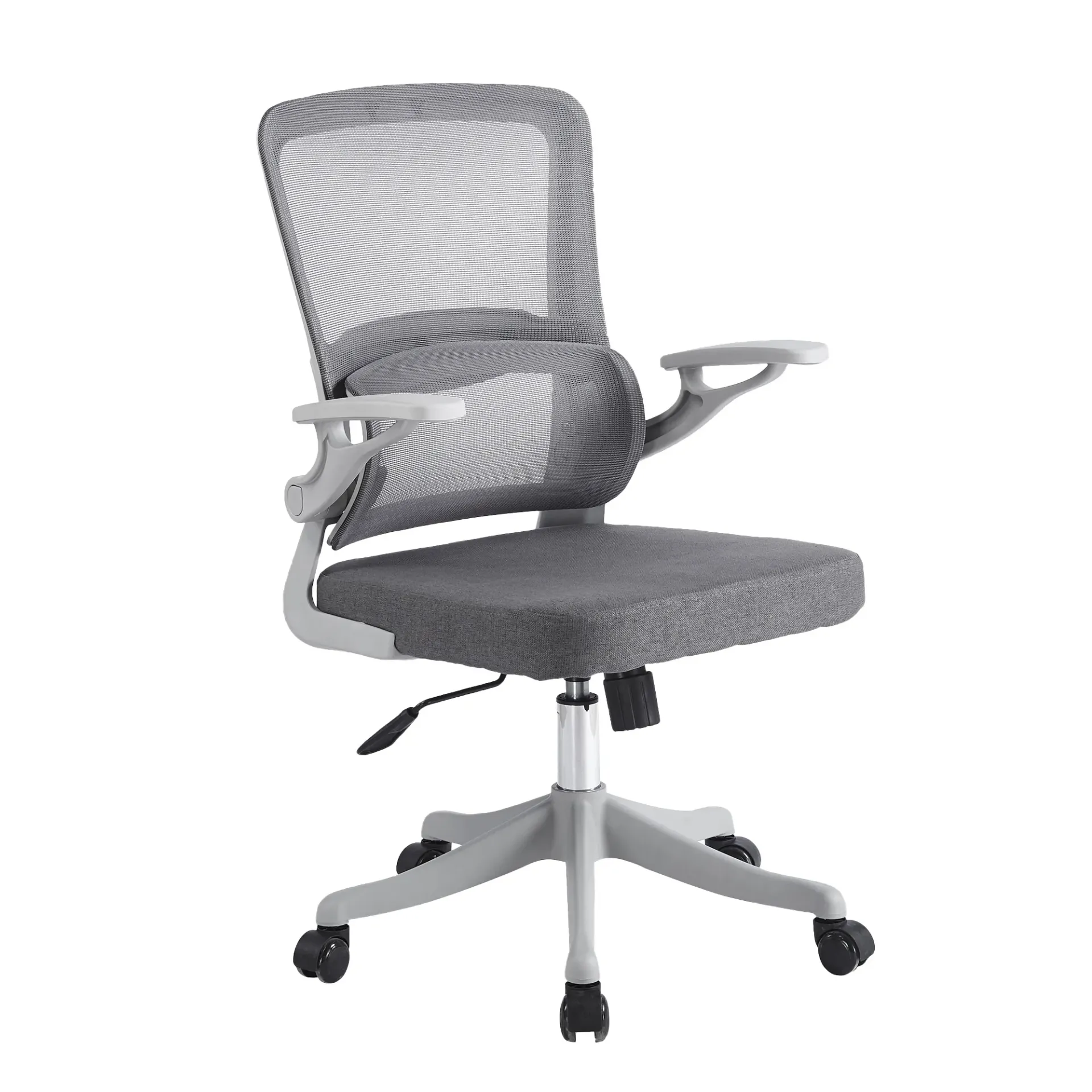 Silla Ergonómica con Respaldo de Malla Gris