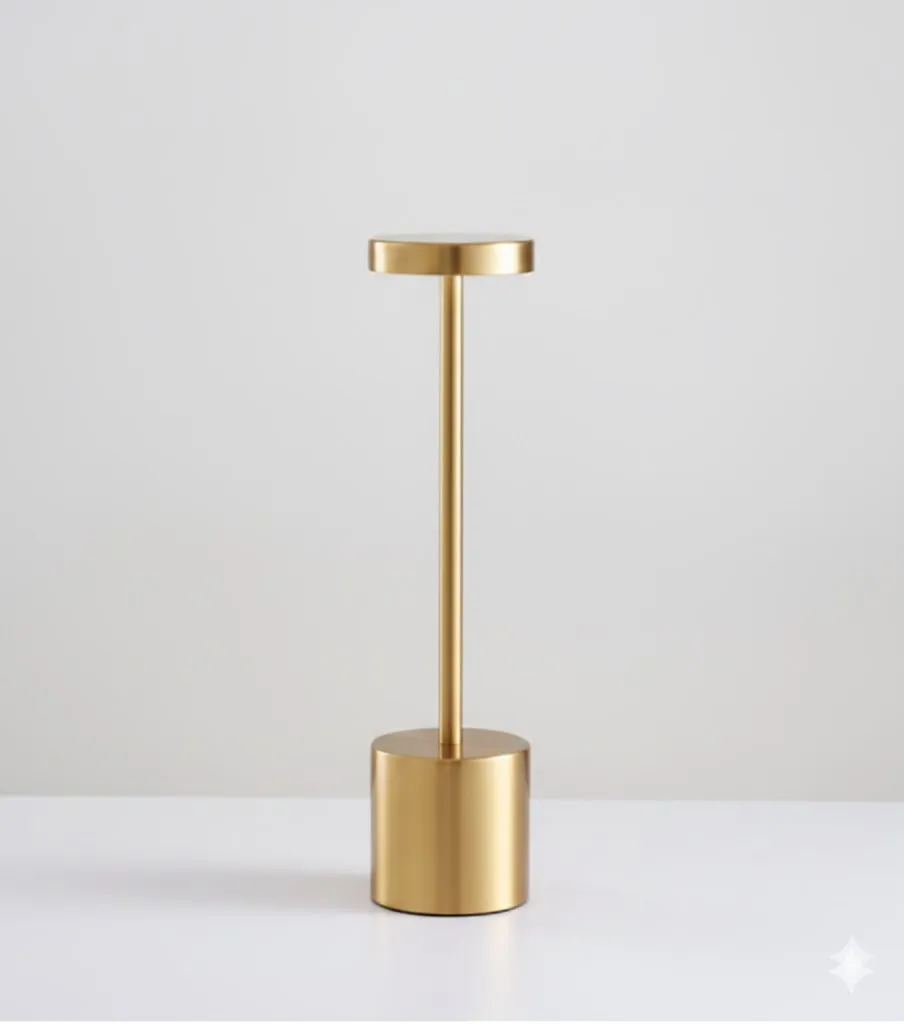 Lámpara de mesa dorado