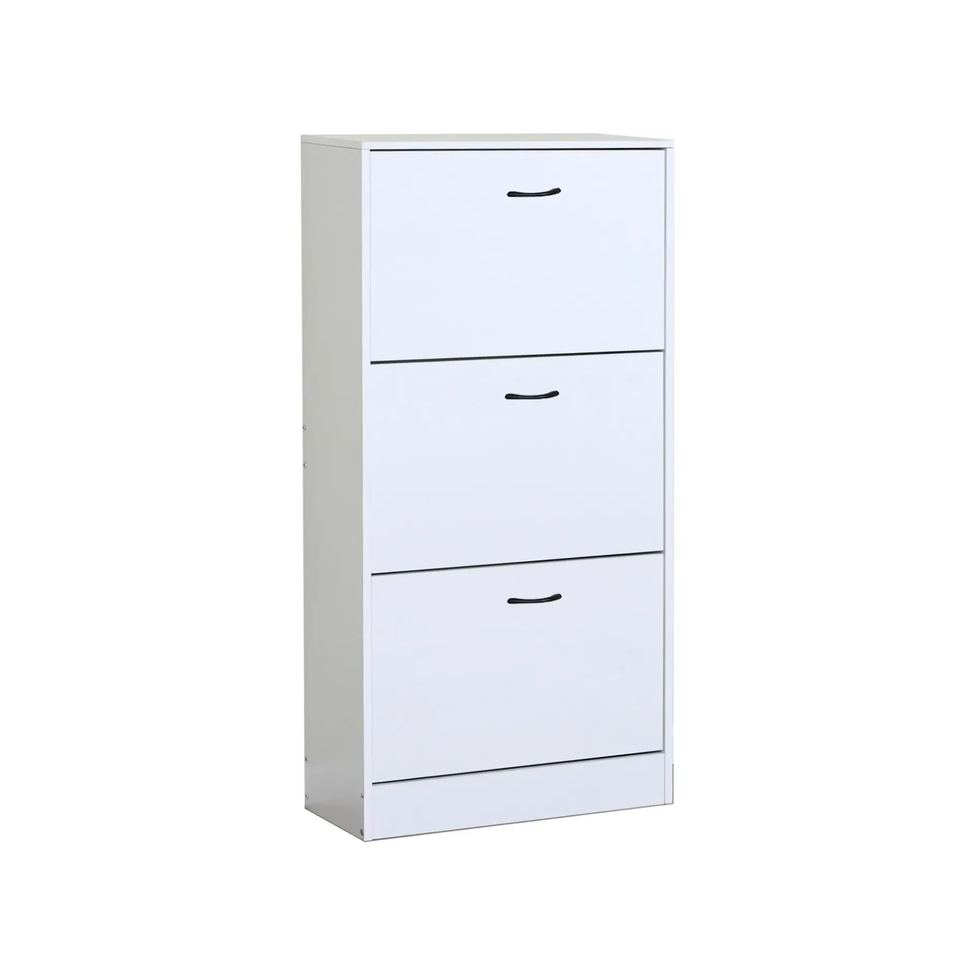[Zap-Bla-GDX] Zapatera Minimalista 3 Niveles Blanca para 18 Pares