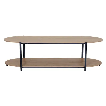 Mesa de centro ovalada 115 cm moderna