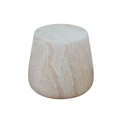 Mesa Auxiliar Tipo Travertino 47 cm