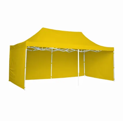 Toldo Plegable 3x4.5 con Paredes Amarillo