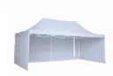 Toldo Plegable con Paredes 3x6 Blanco