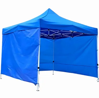 Toldo Plegable 3x3  con Paredes Azul