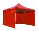 Toldo Plegable con Paredes 3x3 Rojo