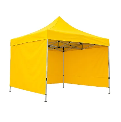 Toldo Plegable 2x2 con Paredes Amarillo