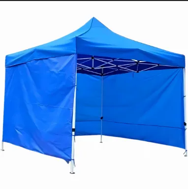 Toldo Plegable con Paredes 2x2 Azul