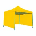 Toldo Plegable 2x3 con Paredes Amarillo