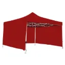 Toldo Plegable 2x3 con Paredes Rojo
