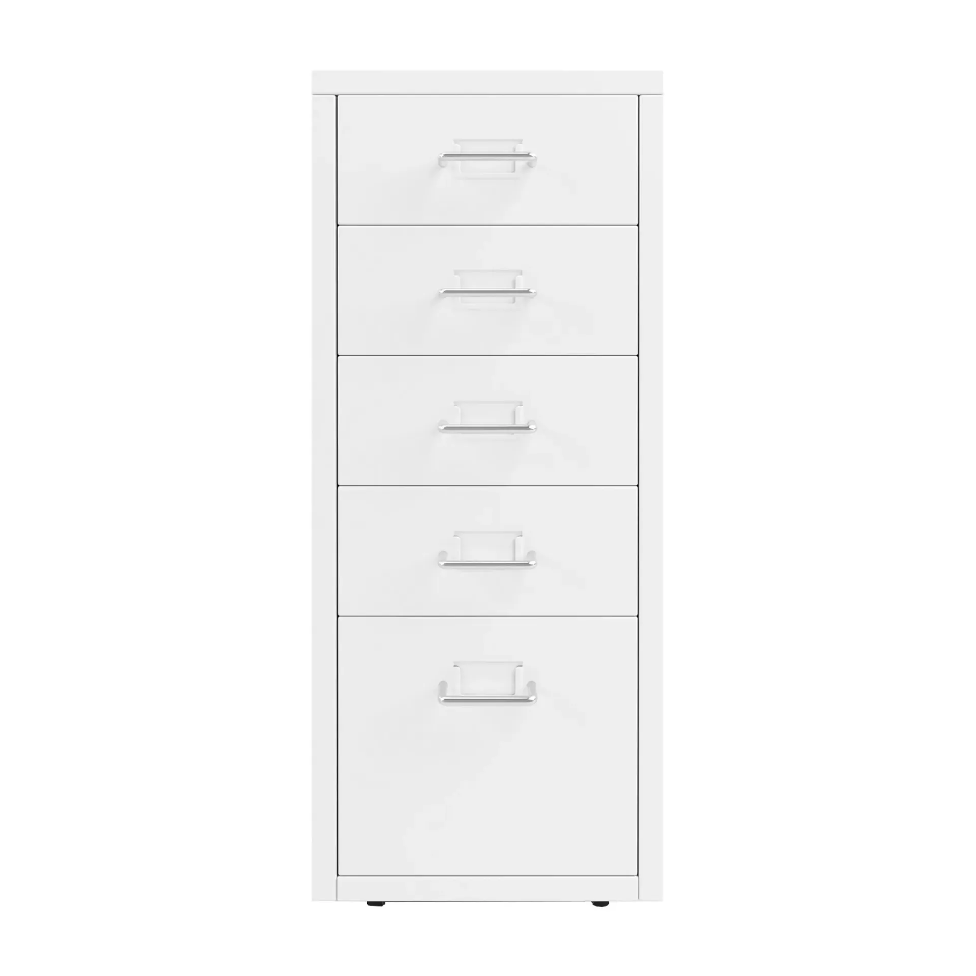 Cajonera Slim 5 Cajones Blanca Minimalista Metal