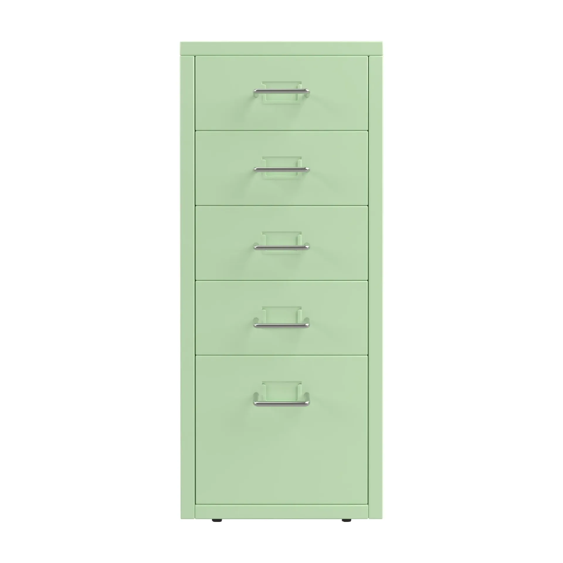 Cajonera Metal Slim 4 Cajones Verde Claro