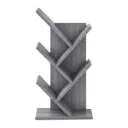 Librero ZigZag Gris Árbol Decorativo MDF