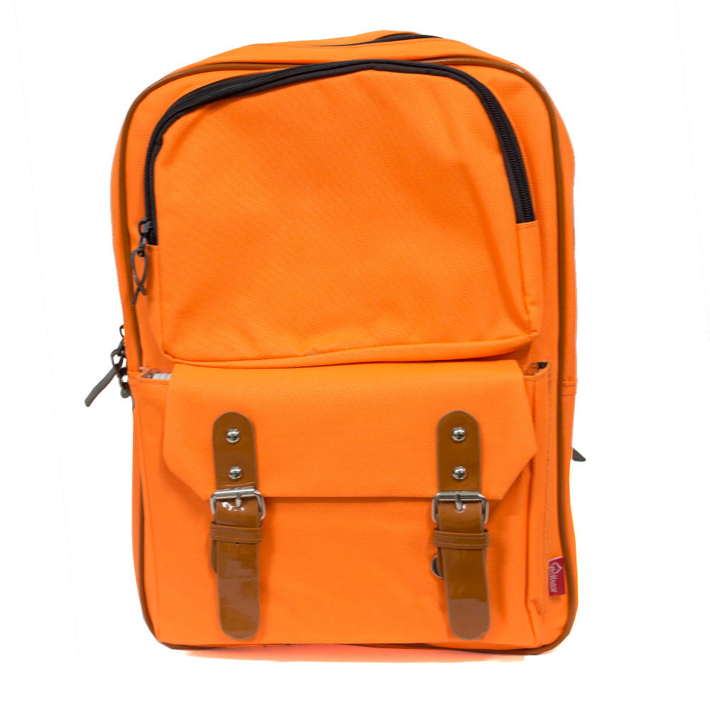 [MRV-Naranja] Mochila escolar vintage Naranja